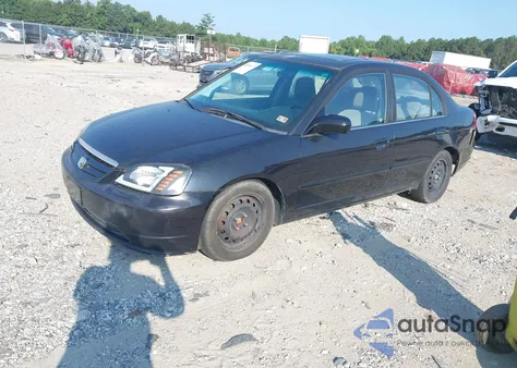 2001 Honda Civic Ex from USA, damaged, VIN 2HGES257X1H588702